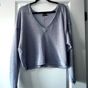Periwinkle Knit Crop